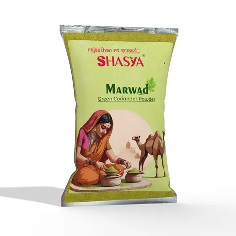 Marwad Green Coriander Powder 200 g pack