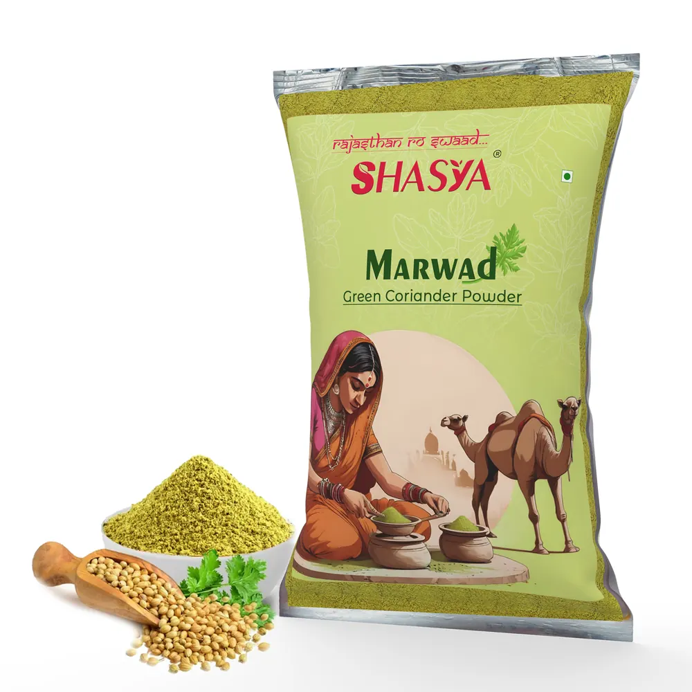 Dishes made with Shasya Marwad Green Coriander Powder