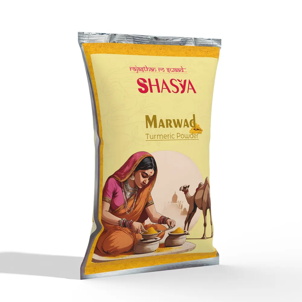 Shasya Marwad Turmeric Powder 200 g pack front