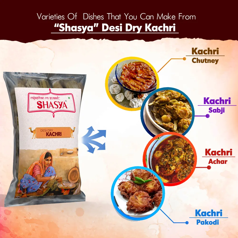 Dishes made with Shasya Desi Dry Kachri