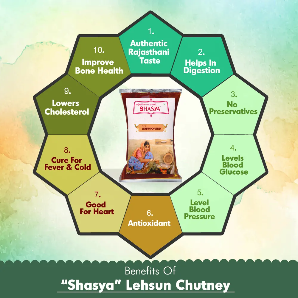 Health benefits of Shasya Desi Lehsun Chutney